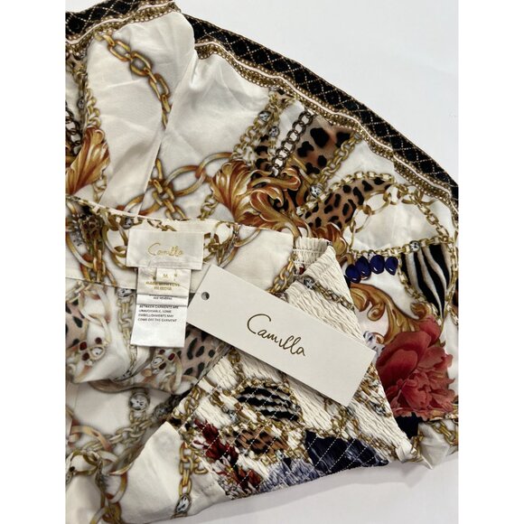 Camilla Shorts With Side Flounce in Reign Supreme - Picture 5 of 5